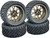 14" Bronze Golf Cart Wheels/Tires 23x10-14 All Terrain DOT, EZGO/Club Car/YMH