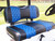 2PCS Golf Cart Front Seat Covers for Club Car DS 2000.5 UP G&E Models Custom Two-Tone