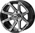 12" Rampage Black/Machined on 215/40-12 LSI Elite Tires (Set of 4), Fits Club Car & EZGo Carts, Golf Cart Tires and Wheels Combo