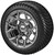12" Ninja Mirror on 215/35-12 LSI Elite Tires (Set of 4), Fits Club Car & EZGo Carts, Golf Cart Tires and Wheels Combo