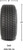 14" Viking Black/Machined on 205/30-14 Deli Tires (Set of 4), Fits Club Car & EZGo Carts, Golf Cart Tires and Wheels Combo