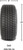 14" Ninja Matte Black on 205/30-14 LSI Elite Tires (Set of 4), Fits Club Car & EZGo Carts, Golf Cart Tires and Wheels Combo