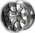 14" Casino Mirror on 23x10R14 Sierra Rover Radial Tires (Set of 4), Fits Club Car & EZGo Carts, Golf Cart Tires and Wheels Combo, Can be Used on Lawn Mowers and ATV's