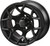 14" Ninja Matte Black on 23x10R14 Sierra Rover Radial Tires (Set of 4), Fits Club Car & EZGo Carts, Golf Cart Tires and Wheels Combo, Can be Used on Lawn Mowers and ATV's