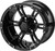 14" Raptor Gloss Black on 23x10R14 Sierra Rover Radial Tires (Set of 4), Fits Yamaha Carts, Golf Cart Tires and Wheels Combo, Can be Used on Lawn Mowers and ATV's