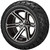 14" Yukon Black/Machined on 22x10-14 Trail Fox A/T Tires (Set of 4), Fits Club Car & EZGo carts, Golf Cart Tires and Wheels Combo, Can be Used on Lawn Mowers and ATV's