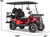 Kandi 4 Passenger Electric Cart with Lithium Battery (BLACK) Kandi 4 Passenger Electric Cart with Lithium Battery (BLACK)