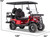 Kandi 4 Passenger Electric Cart with Lithium Battery (MATTE BLACK) Kandi 4 Passenger Electric Cart with Lithium Battery (MATTE BLACK)