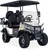 Kandi 4 Passenger Electric Cart with Lithium Battery (SILVER) Kandi 4 Passenger Electric Cart with Lithium Battery (SILVER)
