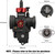 NIBBI PE17 Carburetor with 48mm Air Filters, 17mm carburetor NIBBI PE17 Carburetor with 48mm Air Filters, 17mm carburetor