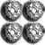 10″ Vampire Chrome Wheel – Aluminum Alloy (SET OF 4)
