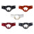 The image showcases the Handle Bar Cover for Wolf Lucky and Lucky 2, a premium replacement part designed to enhance the aesthetics and protection of your scooter's handlebar area. The cover is available in five different colors, including Black, Blue, Orange, Red, and White, allowing for customization to match your scooter's style. Its durable construction ensures long-lasting performance, while the easy installation process makes it a convenient upgrade or replacement option. Perfect for maintaining the appearance and protection of your scooter.
