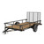 "A rugged Karavan 6x12 ft. steel utility trailer with fold-down rails, heavy-duty ramp, and powder-coated finish sits ready for hauling. Features SwayControl™ engineering, treated wood flooring, and ShortFree™ lighting for reliable towing. Ideal for transporting mowers, ATVs, lumber, and equipment." "A rugged Karavan 6x12 ft. steel utility trailer with fold-down rails, heavy-duty ramp, and powder-coated finish sits ready for hauling. Features SwayControl™ engineering, treated wood flooring, and ShortFree™ lighting for reliable towing. Ideal for transporting mowers, ATVs, lumber, and equipment."