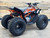 "The Kayo Predator 125 EFI Black Edition is a high-performance youth sport ATV featuring a 124cc fuel-injected engine, automatic transmission with reverse, and premium suspension. With hydraulic disc brakes, LED lighting, LCD display, and aggressive off-road tires, this competition-ready ATV delivers professional performance for riders 10+. Shown in sleek black with red accents."