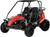 The image showcases the Hammerhead by Polaris GTS 150, a sleek and powerful go-kart designed for teens and adults aged 16 and up. The go-kart features a modern design with individual adjustable bucket seats and 5-point harness seatbelts, emphasizing its commitment to comfort and safety. The 149cc air-cooled 4-stroke engine is highlighted, showcasing the go-kart's power and reliability. The dual headlights and canopy top are visible, adding to the go-kart's functional and stylish design. The 19 x 7 – 8-inch front tires and 22 x 10 – 10-inch rear tires provide excellent traction and stability, while the front and rear hydraulic disc brakes ensure reliable stopping power. The brush guard and all-wheel fenders are prominently displayed, underscoring the go-kart's durability and protection. Overall, the image captures the essence of a safe, durable, and fun go-kart ready for endless adventures.
