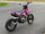 “2026 Denago MX1 110cc dirt bike Pink semi-automatic youth motocross bike electric start kick start”