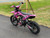 “2026 Denago MX1 110cc dirt bike Pink semi-automatic youth motocross bike electric start kick start”