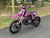 “2026 Denago MX1 110cc dirt bike Pink semi-automatic youth motocross bike electric start kick start”