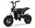 Burromax TTMax Supermoto Electric Mini Bike, 1.5kw Rated, 2.8kw Peak, 48v Lithium Ion Powered (Color: Gloss Carbon Fiber)
