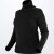 Women's Endeavor Merino Turtleneck Black/Elec Pink