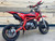 “2026 Denago MX 110cc pit bike red youth dirt bike – beginner motocross bike”