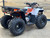 Kayo Bull 125 EFI ATV White Edition – 124cc EFI Youth ATV with Automatic F-N-R Transmission, Hydraulic Disc Brakes, Electric Start, and LED Lights