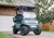 TEKO EV Turbo 4 passenger lithium electric golf cart with touchscreen display, LED underglow lighting and rear flip seat at East Central Sports Rush City Minnesota