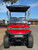 TEKO EV Turbo 4 passenger lithium electric golf cart with touchscreen display, LED underglow lighting and rear flip seat at East Central Sports Rush City Minnesota