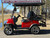 TEKO EV Turbo 4 passenger lithium electric golf cart with touchscreen display, LED underglow lighting and rear flip seat at East Central Sports Rush City Minnesota