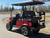 TEKO EV Turbo 4 passenger lithium electric golf cart with touchscreen display, LED underglow lighting and rear flip seat at East Central Sports Rush City Minnesota
