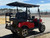 TEKO EV Turbo 4 passenger lithium electric golf cart with touchscreen display, LED underglow lighting and rear flip seat at East Central Sports Rush City Minnesota