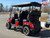 TEKO EV Trophy 4 passenger forward facing lithium electric golf cart with LED lighting, 10.1 inch touchscreen display and premium sound system at East Central Sports Rush City Minnesota