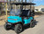 TEKO EV Turbo 4 passenger lithium electric golf cart with touchscreen display, LED underglow lighting and rear flip seat at East Central Sports Rush City Minnesota