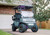 TEKO EV Turbo 4 passenger lithium electric golf cart with touchscreen display, LED underglow lighting and rear flip seat at East Central Sports Rush City Minnesota