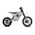 Side View: White Throne Cycles Shadow 60V electric dirt bike side view