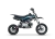 2025 SSR SR110SE Black and Blue 110cc semi-automatic pit bike