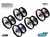 (01) COMPLETE ALUMINUM REAR WHEEL-MULTIPLE COLORS