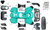 (08) Tao Rock 110 Atv Body One Piece (08) Tao Rock 110 Atv Body One Piece