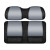 DoubleTake Veranda Front Cushion Set, Club Car Precedent 04+ (Multiple Colors)