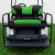 RHOX Rhino Seat Kit, Sport Black/Green, Club Car DS RHOX Rhino Seat Kit, Sport Black/Green, Club Car DS