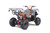 The image showcases the Tao Motor D125 Youth ATV in a dynamic, off-road setting, highlighting its sleek design and vibrant color options. The ATV features a powder-coated frame, color-matched components, and new decal designs, giving it a modern and stylish appearance. The LED daytime running lights are prominently displayed, emphasizing safety and visibility. The adjustable front and rear shocks and 16-inch tires are visible, showcasing the ATV's capability to handle rough terrains. The ergonomic gear selector and digital gear indicator are also highlighted, emphasizing user-friendly controls. This image perfectly captures the D125's blend of performance, safety, and style, making it an ideal choice for young riders. The image showcases the Tao Motor D125 Youth ATV in a dynamic, off-road setting, highlighting its sleek design and vibrant color options. The ATV features a powder-coated frame, color-matched components, and new decal designs, giving it a modern and stylish appearance. The LED daytime running lights are prominently displayed, emphasizing safety and visibility. The adjustable front and rear shocks and 16-inch tires are visible, showcasing the ATV's capability to handle rough terrains. The ergonomic gear selector and digital gear indicator are also highlighted, emphasizing user-friendly controls. This image perfectly captures the D125's blend of performance, safety, and style, making it an ideal choice for young riders.