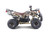 The image showcases the Tao Motor D125 Youth ATV in a dynamic, off-road setting, highlighting its sleek design and vibrant color options. The ATV features a powder-coated frame, color-matched components, and new decal designs, giving it a modern and stylish appearance. The LED daytime running lights are prominently displayed, emphasizing safety and visibility. The adjustable front and rear shocks and 16-inch tires are visible, showcasing the ATV's capability to handle rough terrains. The ergonomic gear selector and digital gear indicator are also highlighted, emphasizing user-friendly controls. This image perfectly captures the D125's blend of performance, safety, and style, making it an ideal choice for young riders. The image showcases the Tao Motor D125 Youth ATV in a dynamic, off-road setting, highlighting its sleek design and vibrant color options. The ATV features a powder-coated frame, color-matched components, and new decal designs, giving it a modern and stylish appearance. The LED daytime running lights are prominently displayed, emphasizing safety and visibility. The adjustable front and rear shocks and 16-inch tires are visible, showcasing the ATV's capability to handle rough terrains. The ergonomic gear selector and digital gear indicator are also highlighted, emphasizing user-friendly controls. This image perfectly captures the D125's blend of performance, safety, and style, making it an ideal choice for young riders.