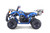 The image showcases the Tao Motor D125 Youth ATV in a dynamic, off-road setting, highlighting its sleek design and vibrant color options. The ATV features a powder-coated frame, color-matched components, and new decal designs, giving it a modern and stylish appearance. The LED daytime running lights are prominently displayed, emphasizing safety and visibility. The adjustable front and rear shocks and 16-inch tires are visible, showcasing the ATV's capability to handle rough terrains. The ergonomic gear selector and digital gear indicator are also highlighted, emphasizing user-friendly controls. This image perfectly captures the D125's blend of performance, safety, and style, making it an ideal choice for young riders. The image showcases the Tao Motor D125 Youth ATV in a dynamic, off-road setting, highlighting its sleek design and vibrant color options. The ATV features a powder-coated frame, color-matched components, and new decal designs, giving it a modern and stylish appearance. The LED daytime running lights are prominently displayed, emphasizing safety and visibility. The adjustable front and rear shocks and 16-inch tires are visible, showcasing the ATV's capability to handle rough terrains. The ergonomic gear selector and digital gear indicator are also highlighted, emphasizing user-friendly controls. This image perfectly captures the D125's blend of performance, safety, and style, making it an ideal choice for young riders.