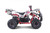 The image showcases the Tao Motor D125 Youth ATV in a dynamic, off-road setting, highlighting its sleek design and vibrant color options. The ATV features a powder-coated frame, color-matched components, and new decal designs, giving it a modern and stylish appearance. The LED daytime running lights are prominently displayed, emphasizing safety and visibility. The adjustable front and rear shocks and 16-inch tires are visible, showcasing the ATV's capability to handle rough terrains. The ergonomic gear selector and digital gear indicator are also highlighted, emphasizing user-friendly controls. This image perfectly captures the D125's blend of performance, safety, and style, making it an ideal choice for young riders. The image showcases the Tao Motor D125 Youth ATV in a dynamic, off-road setting, highlighting its sleek design and vibrant color options. The ATV features a powder-coated frame, color-matched components, and new decal designs, giving it a modern and stylish appearance. The LED daytime running lights are prominently displayed, emphasizing safety and visibility. The adjustable front and rear shocks and 16-inch tires are visible, showcasing the ATV's capability to handle rough terrains. The ergonomic gear selector and digital gear indicator are also highlighted, emphasizing user-friendly controls. This image perfectly captures the D125's blend of performance, safety, and style, making it an ideal choice for young riders.