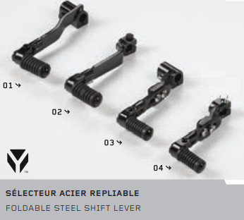 ADJUSTABLE GEAR SHIFTER - STEEL FOLDABLE