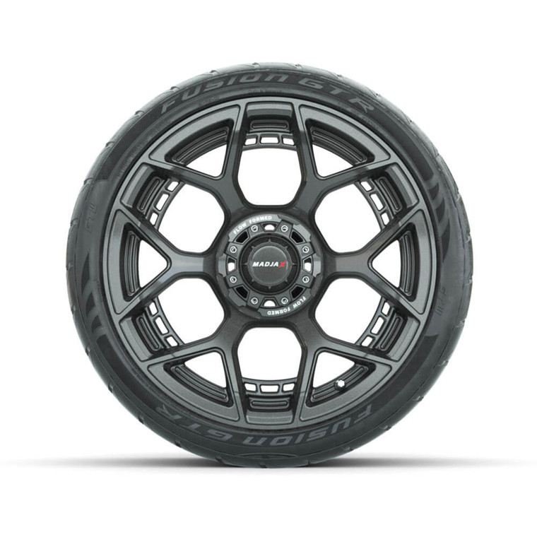 Set of (4) 15" MadJax® Flow Form Evolution Gunmetal Wheels with GTW® Fusion GTR Street Tires
Item # A19-422