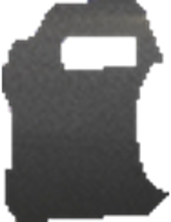 2.03.1335 PLASTIC DECORATIVE COVER FOR B-PILLAR, LEFT, PPG ARCTIC GRAY