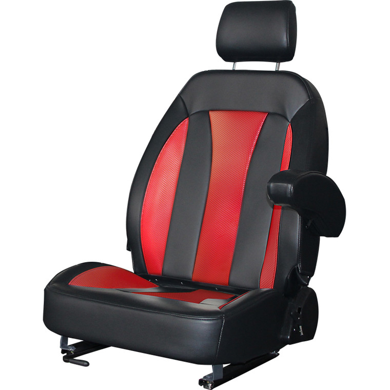 2.03.1235 FRONT SEAT ASSEMBLY, DRIVER SIDE，RED+BLACK

Apply to (Vehicle Type）：D3/D3 LIFTED