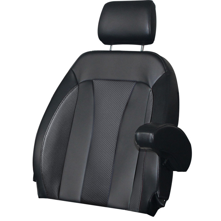 2.03.1502 REAR SEAT BACK ASSEMBLY，PASSENGER SIDE，BLACK

Apply to (Vehicle Type）：D3/D3 LIFTED