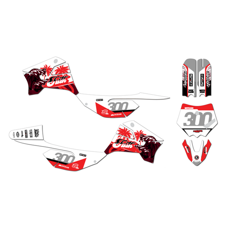 Graphics Kit for Apollo RFZ X4-X6 X14-X19 (2016-2023) Surfs-up Series Graphics Kit for Apollo RFZ X4-X6 X14-X19 (2016-2023) Surfs-up Series